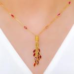 Gorgeous Fuchsia Pink CZ Necklace