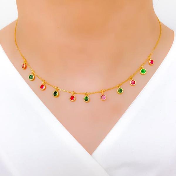 Versatile Hanging CZ Necklace