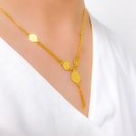 Classic Dangling Coin Necklace Set