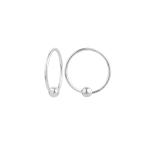 Pure 925 Silver Hoop/ Bali Earring For Girls And Ladies.