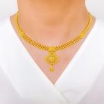 Classic Interlinked Floral Necklace Set