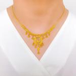 Radiant Chand Necklace Set w/ Tassels