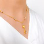 Elegant ThreeTone Necklace