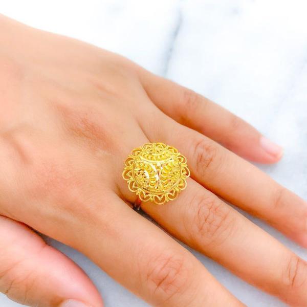 Upscale Open Dome Ring