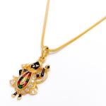 CZ Accented Kali Ma Pendant