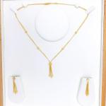 Classy Orb Drop Necklace Set