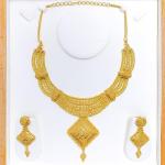 Noble Ornate Beaded Gold Set