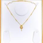 Classy Smooth Finish CZ Necklace