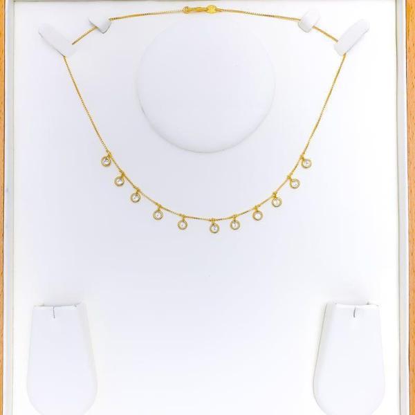 Shiny White CZ Necklace