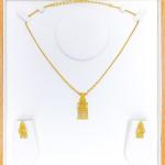 Hanging Square Necklace Set