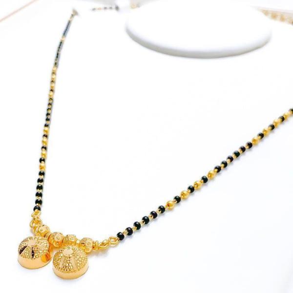 Unique Blooming Flower Thali Mangalsutra