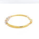 Graduated Disco Bead Bangle Bracelet