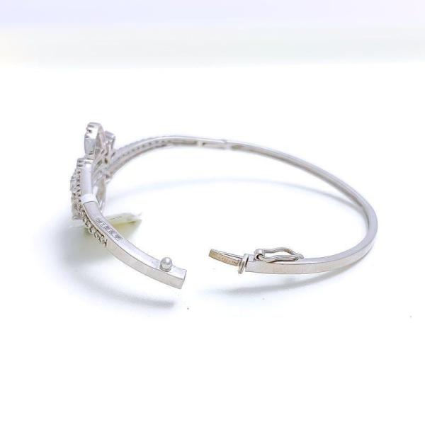 Hoop Design Diamond Bangle Bracelet