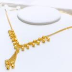 Dazzling Cube Tassel Necklace