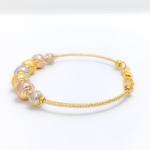 Modern Striped Wire Bracelet