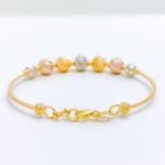 Modern Striped Wire Bracelet
