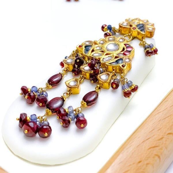 Royal Garnet Necklace Set