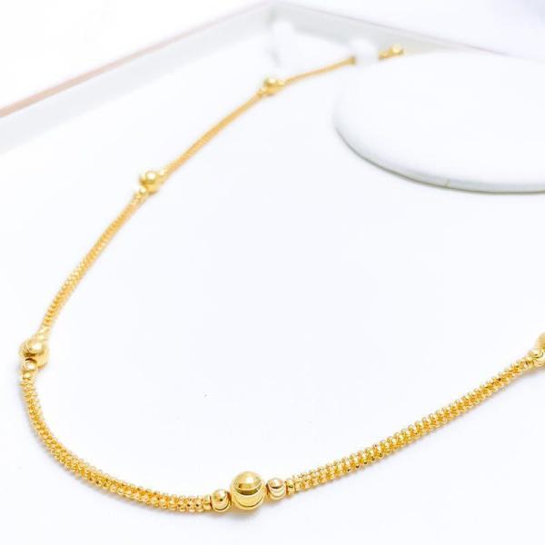 Orb Accented Bead Chain 18",