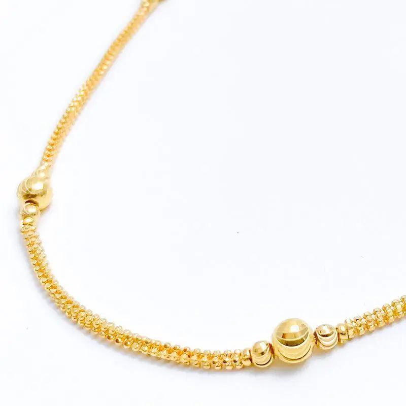 Orb Accented Bead Chain 20"