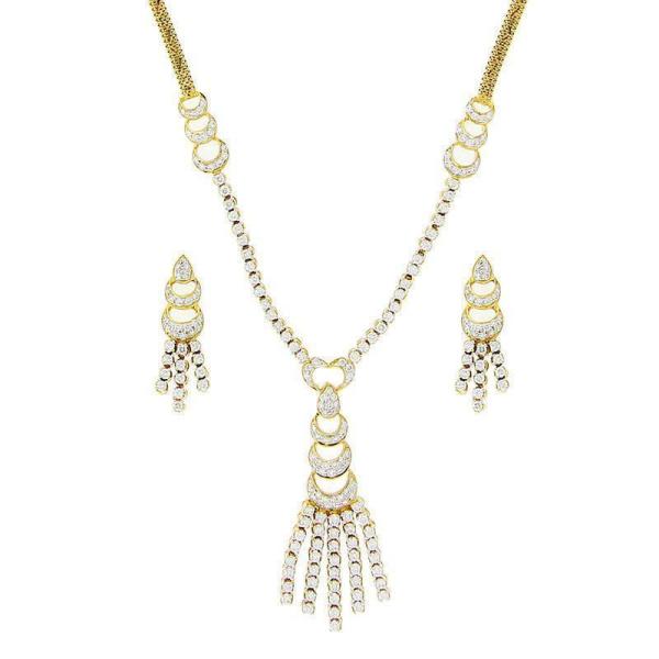 String Diamond Necklace Set