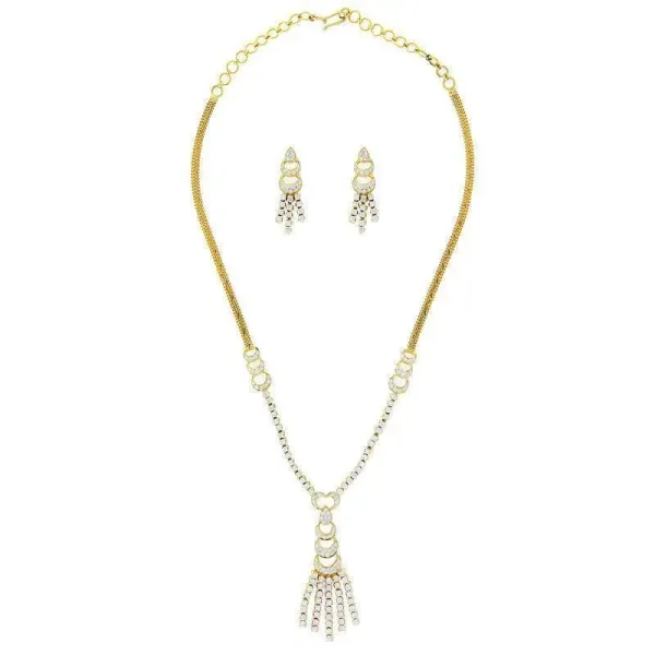 String Diamond Necklace Set