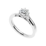 Custom Made Caroline Moissanite Ring by Solitairz Affair