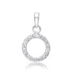 925 Sterling Silver Swarovski Zirconia Classic Pendent / Locket for Women & Girls