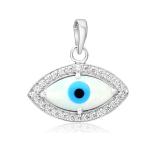 925 Sterling Silver Swarovski Zirconia Classic Pendent / Locket for Women & Girls