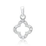 925 Sterling Silver Swarovski Zirconia Classic Pendent / Locket for Women & Girls