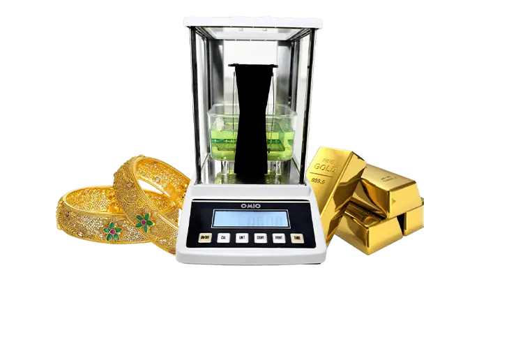 Omio Gold Testing Machine | Density Meter | Bandhel Testing Machine