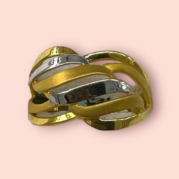 TWO TONE LADY RING