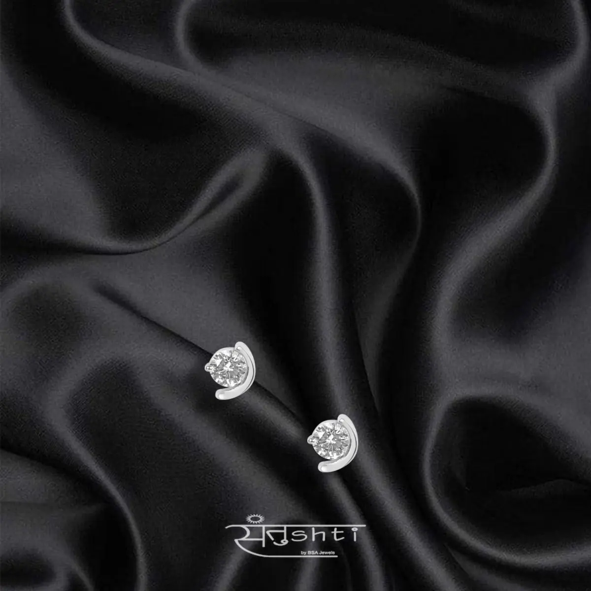 SILVER ZIRCON MINI STUDS