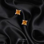 CITRINE SILVER STUDS