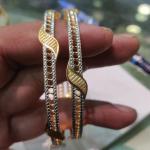 Light Weight Rhodium Polish Bangles