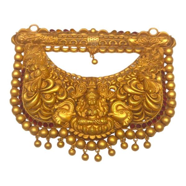 Traditional Antique Gold Mangalsutra Pendant for women