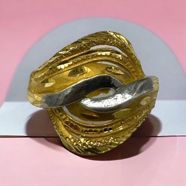 TWO TONE LADY RING