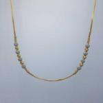 Beautiful Gold Ladies Chain in Fancy Design