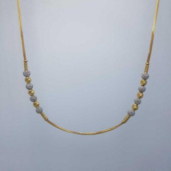 Beautiful Gold Ladies Chain in Fancy Design