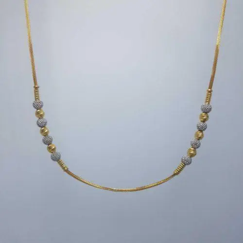 Beautiful Gold Ladies Chain in Fancy Design