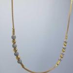 Beautiful Gold Ladies Chain in Fancy Design