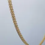 Gold Solid Chain for Ladies in Simple Design