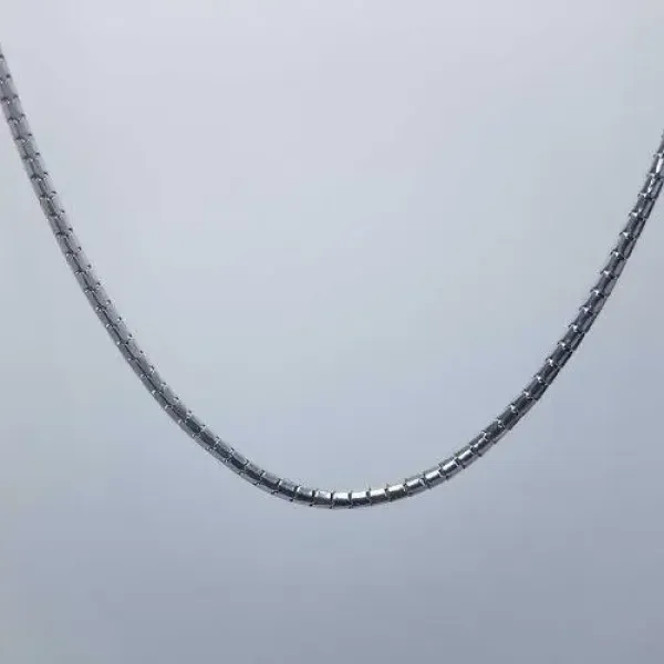 Gold Chain With Complete Platinum Coating