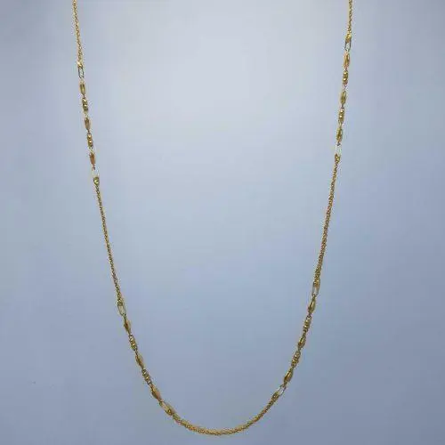 Elegant Gold Chain for Ladies in Fancy Design