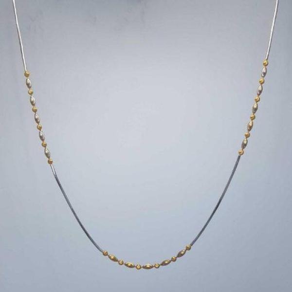 Ladies Gold Chain With Platinum Coating