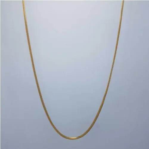 Elegant Plain Unisex Gold Chain