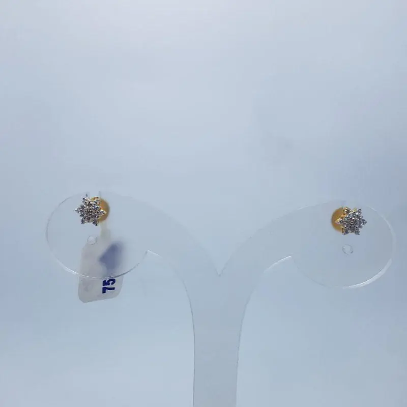 Beautiful Light Weight Diamond Tops in  Flowers Shape