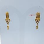 Gold Hanging Bali Pair with Beautiful design