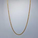 Adoreable Plain Gold Ladies Chain