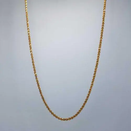 Adoreable Plain Gold Ladies Chain