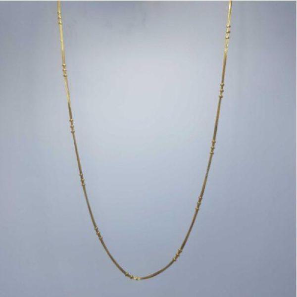 Elegnat Gold Plain Chain for Ladies